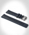 LEATHER STRAP DARK BLUE CLASSIC - gray matte