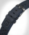 LEATHER STRAP RACING BLUE - gray matte