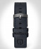 LEATHER STRAP RACING BLUE - gray matte