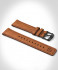 LEATHER STRAP BROWN CLASSIC - Dark Gun matte