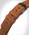 LEATHER STRAP BROWN CLASSIC - Dark Gun matte