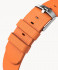 RECYCLED OCEAN PLASTIC STRAP orange - silver gebü