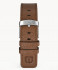 LEATHER STRAP ELBAMAT ST. VENERE MOGANO - silver