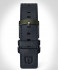 LEATHER STRAP RACING BLUE - olive green brushed