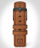 LEATHER STRAP BROWN CLASSIC - Dark Gun matte