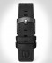 LEATHER STRAP RACING BLACK - gray matte