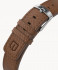 LEATHER STRAP ELBAMAT ST. VENERE MOGANO - silver